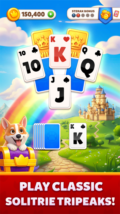 Screenshot #2 pour Royal TriPeaks Solitaire Fun