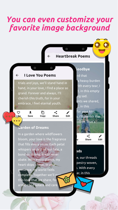 Love Poems - Romantic Messages Screenshot