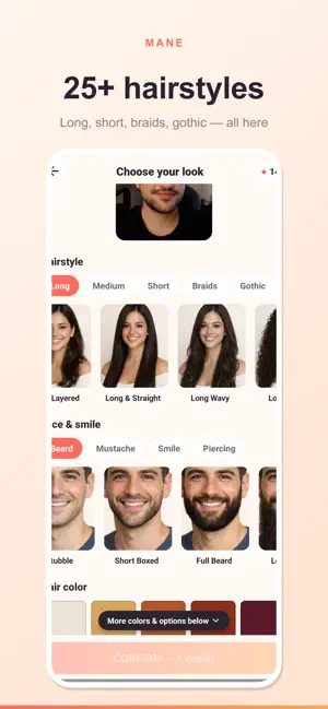 Mane: Hair Try-On screenshot 2
