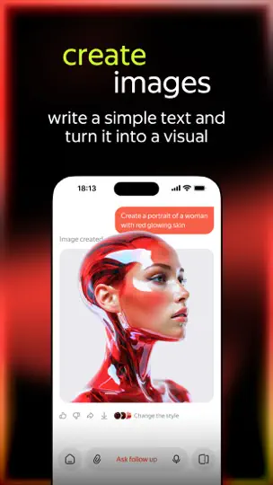 Yandex Ai: Chatbot & Assistant iPhone Screenshot 3