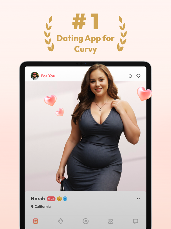 Screenshot #4 pour WooPlus Dating App: Chat Curvy