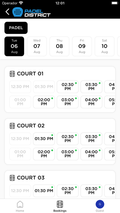 District Padel Screenshot