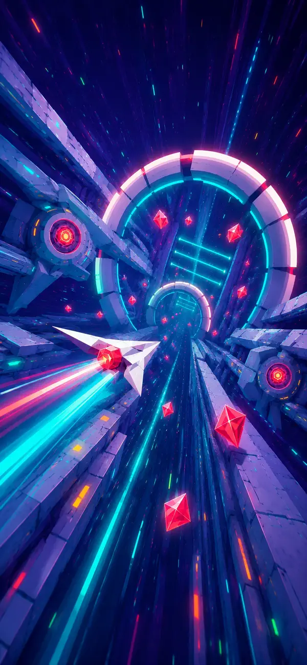 Screenshot #1 pour Jump Drive: Course hyperespace