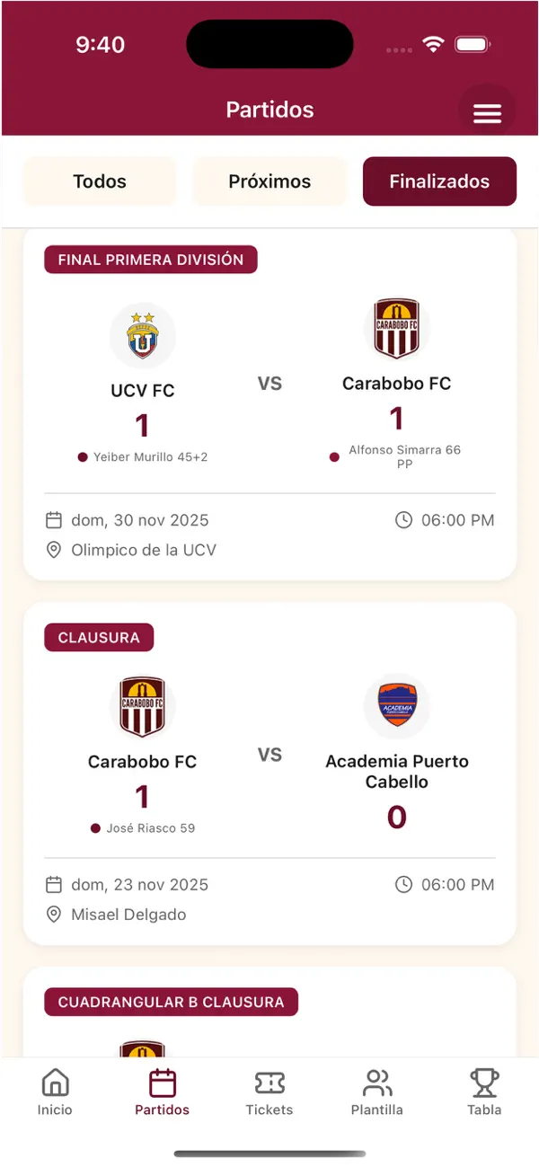 Screenshot #2 pour Carabobo FC
