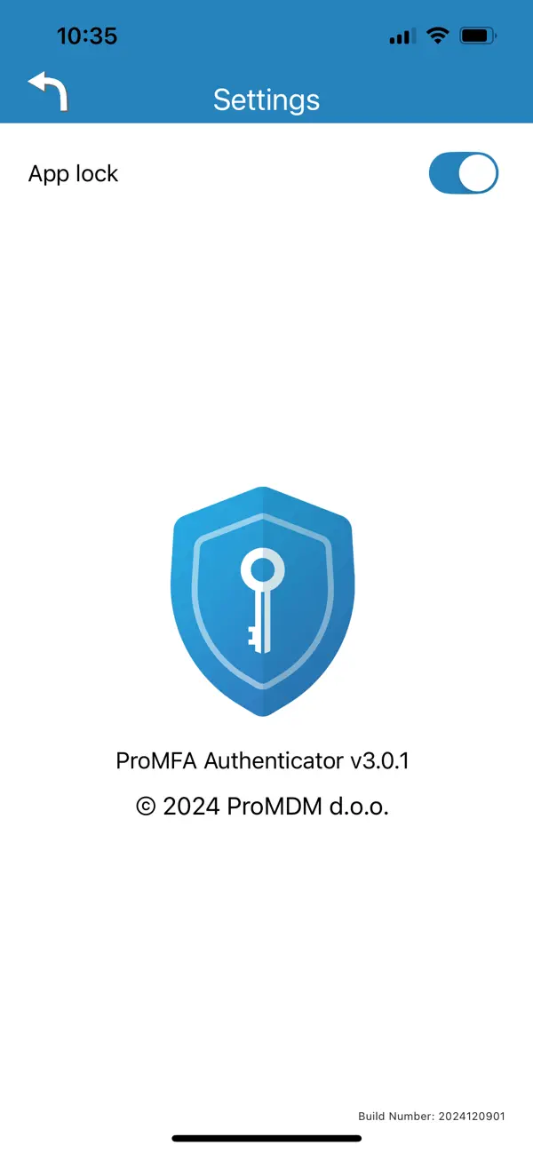 Screenshot #3 pour ProMFA Authenticator