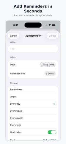 LifeCue – Smart Reminders Screenshot 9 of 10