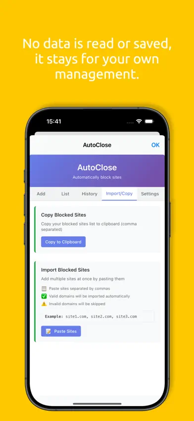 AutoClose - Website Blocker screenshot 4