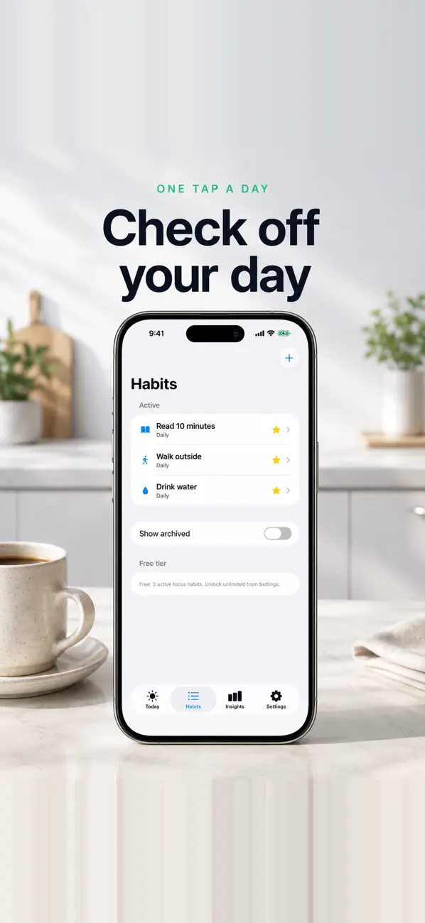 Screenshot #2 pour DailyHabit Pro