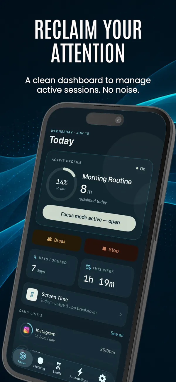 Screenshot #1 pour Niven - App Blocker & Focus