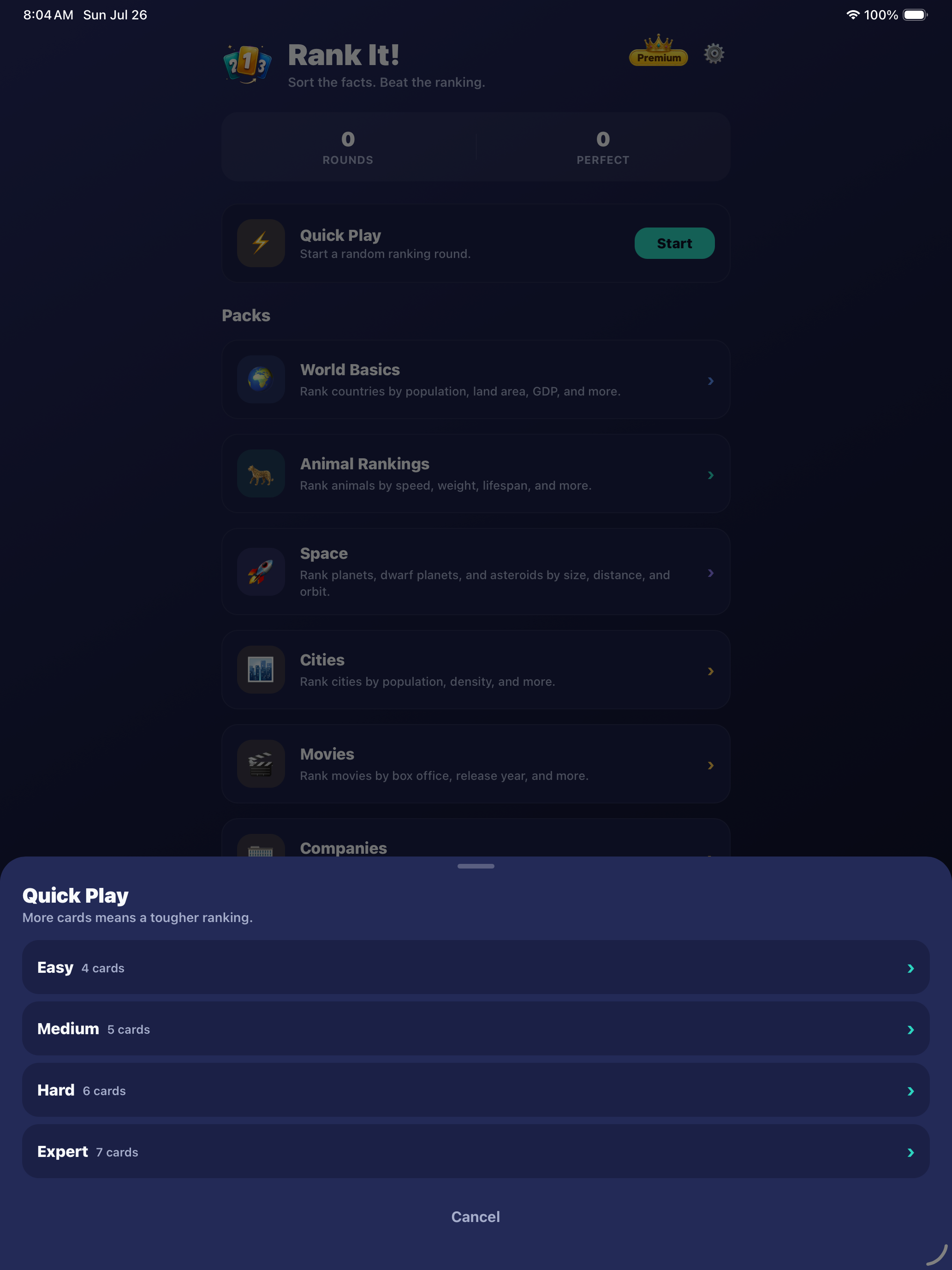 Rank It: Sorting Trivia screenshot 13
