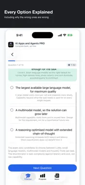 AI Apps & Agents Prep PRO screenshot 1