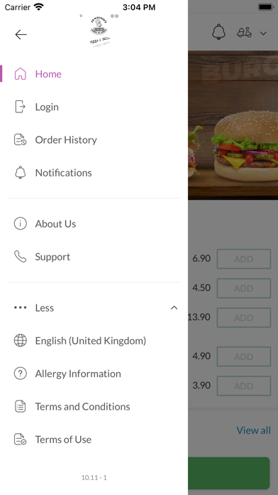 Sentinos Pizza & Grill Screenshot