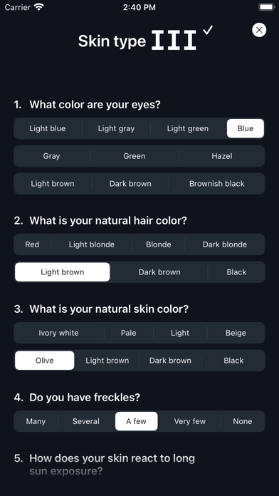Sola: UV Index & Sun Exposure Screenshot