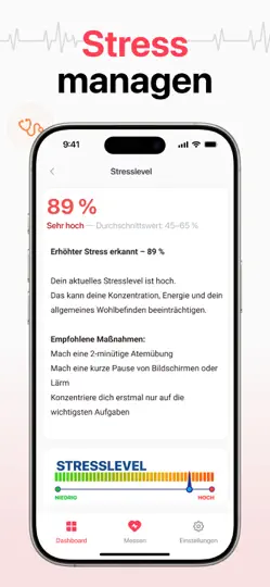 Screenshot von Heart Beat: Puls-Messer auf dem iPhone 4