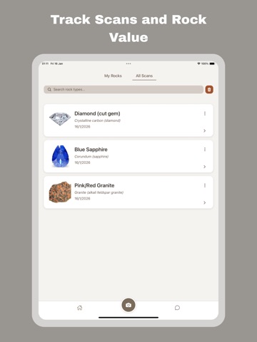 Rock Scan: Mineral Identifier iPad screenshot
