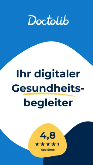 Screenshot von Doctolib - Die Gesundheits-App auf dem iPhone 1