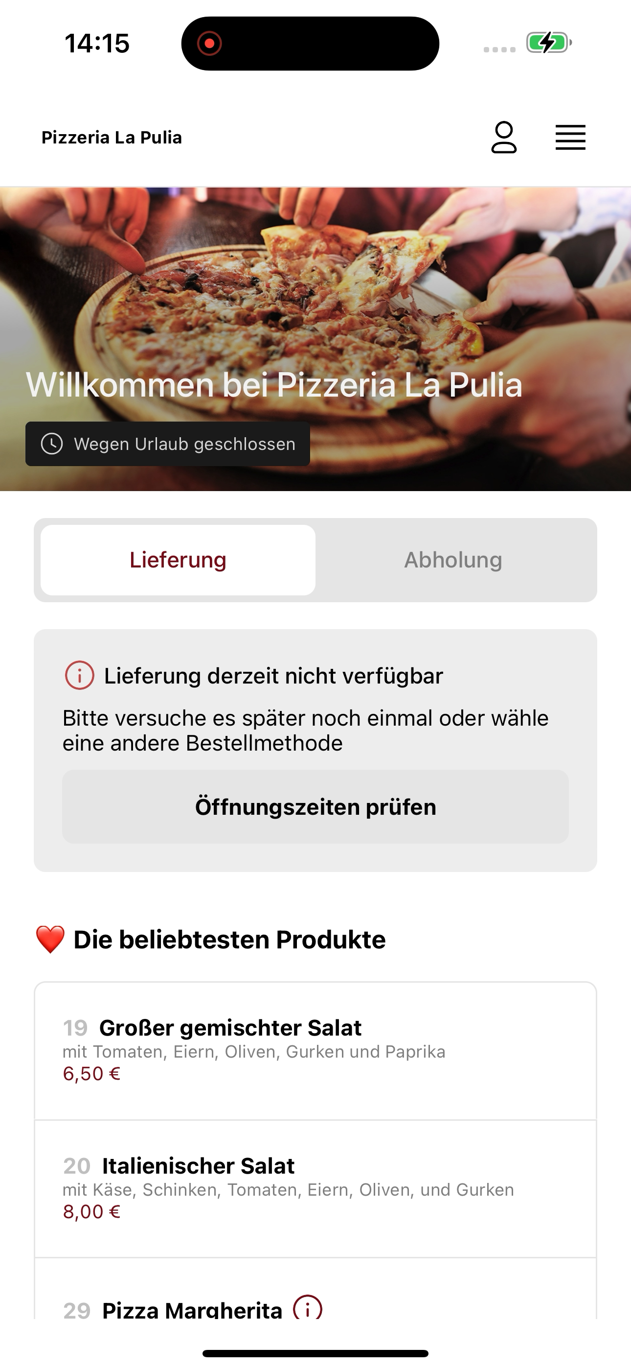 Pizzeria La Pulia screenshot 6