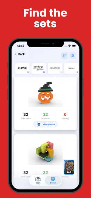Brick Scanner - Detect & Build screenshot 2