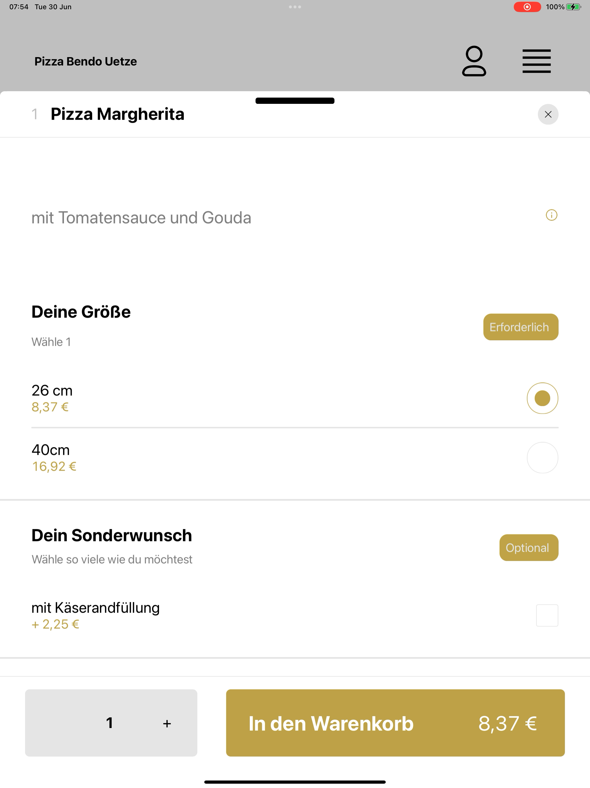 Pizza Bendo Uetze