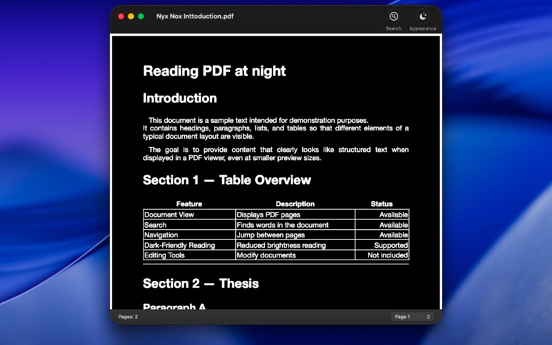 Nyx Nox screenshot