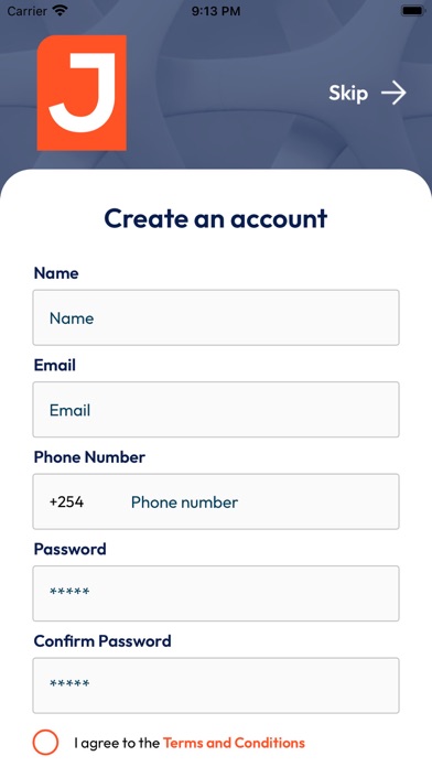 Jumba Mobile Screenshot