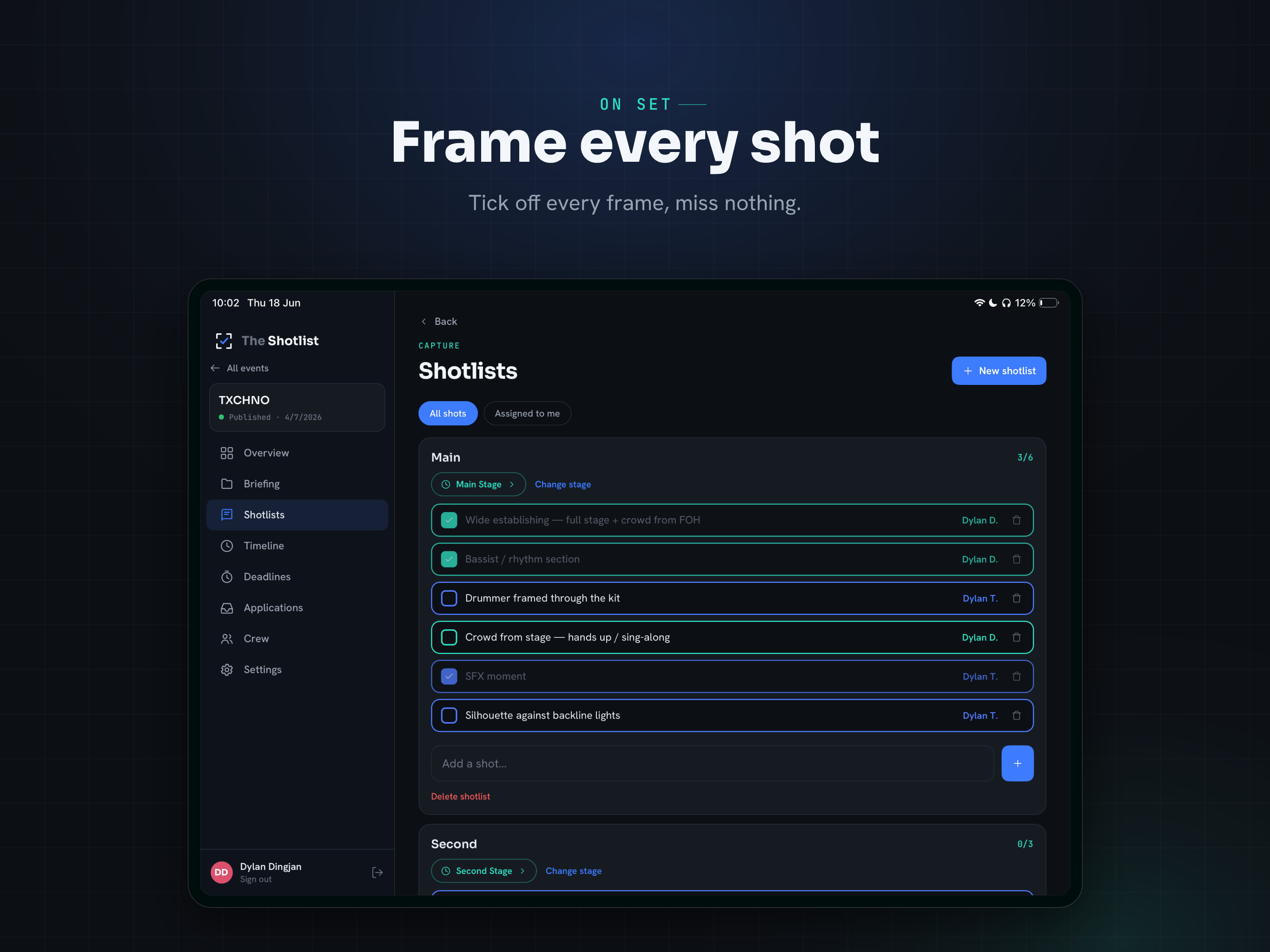 The Shotlist screenshot 8