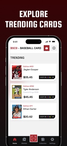 Baseball Card Scanner - BSC9 screenshot