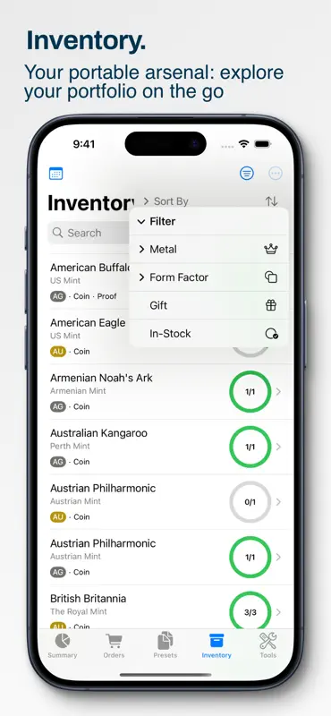 Precious Metals Manager screenshot 7 of 10