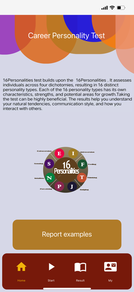 16Personalities Test (93Q) screenshot 1