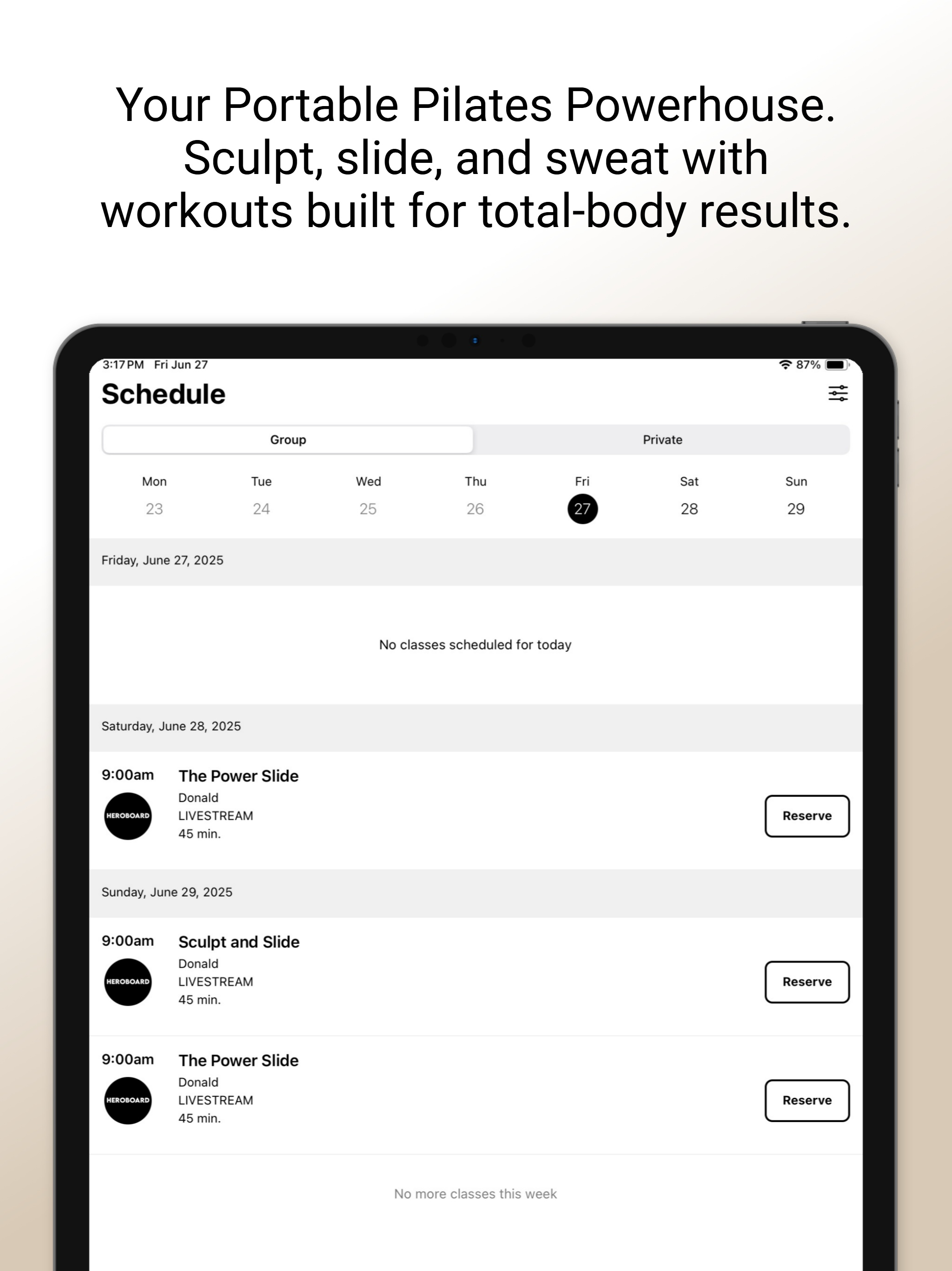 Heroboard Fitness screenshot 8