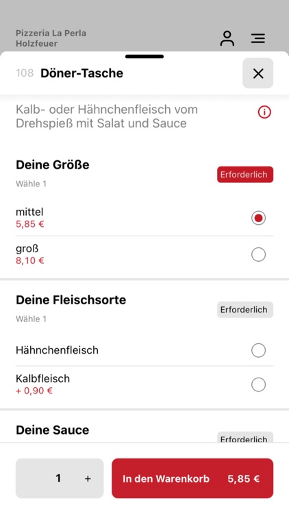 Pizzeria La Perla Holzfeuer screenshot-3