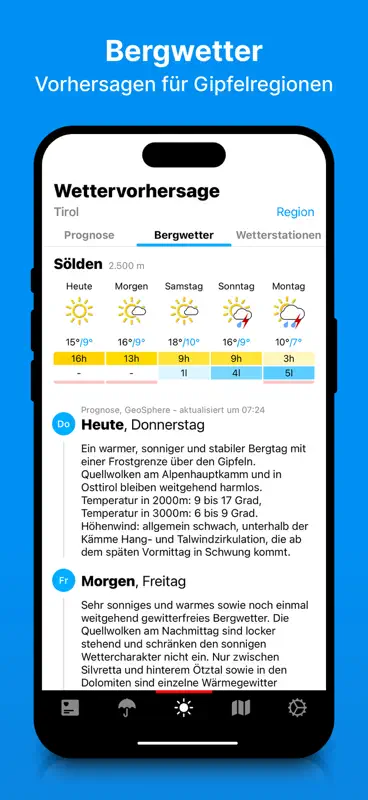 bergfex: Wetter & Regenradar screenshot 7 of 7