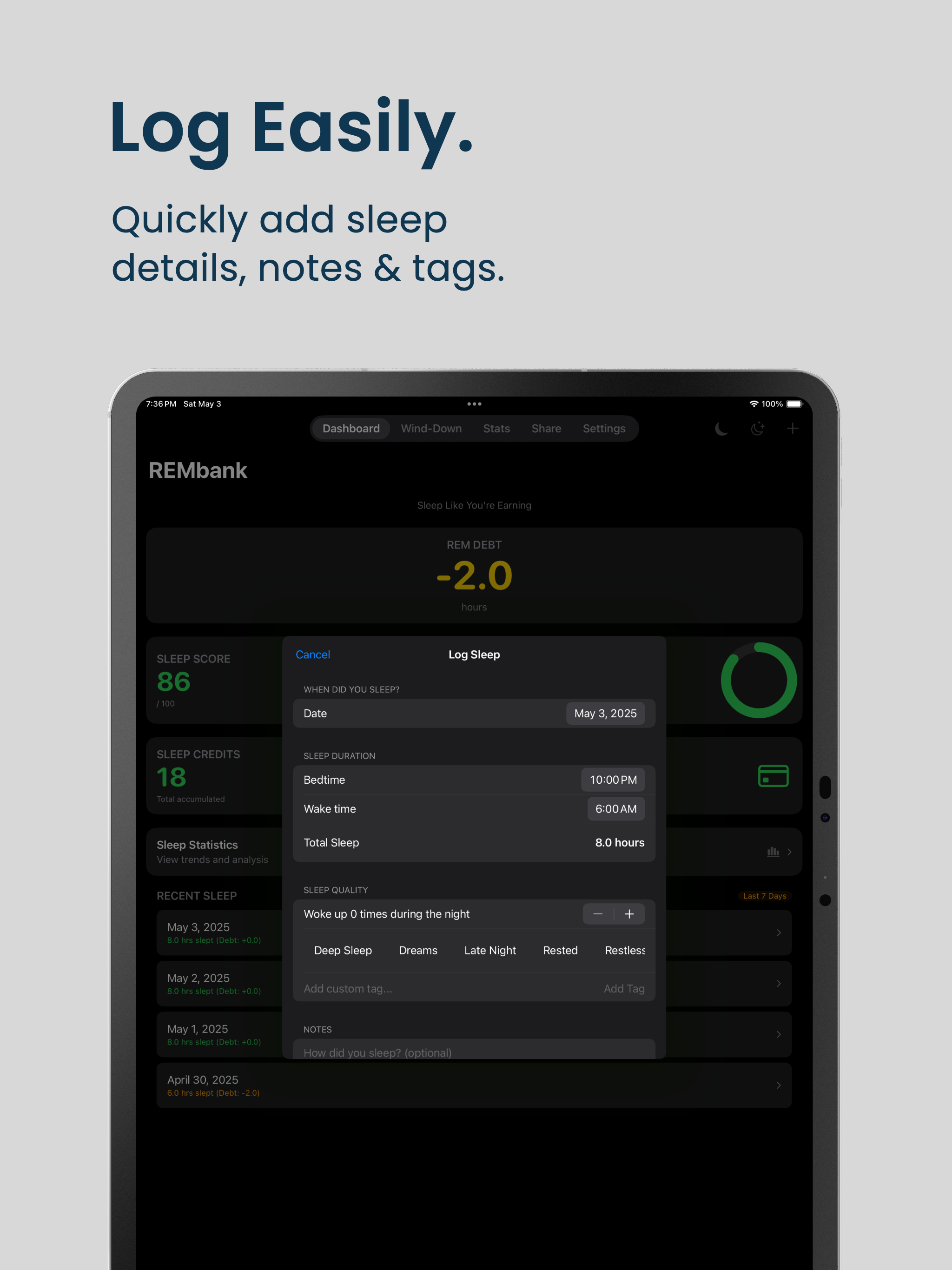 REMbank - Deposit Better Sleep