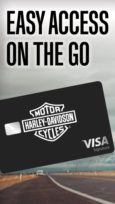 Harley-Davidson® Visa Card Screenshot