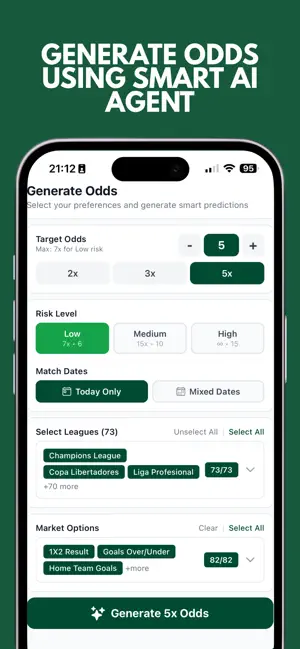 Oddly: AI Match Odds Generator screenshot 1