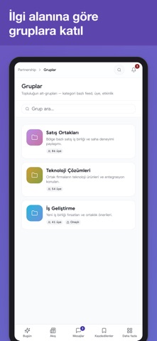 Partnership screenshot