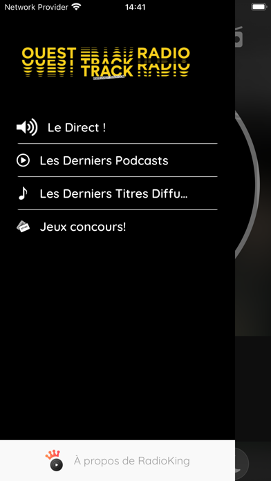 Screenshot #1 pour Ouest Track Radio