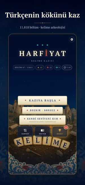 Harfiyat: Kelime Bulmaca Oyunu screenshot 1