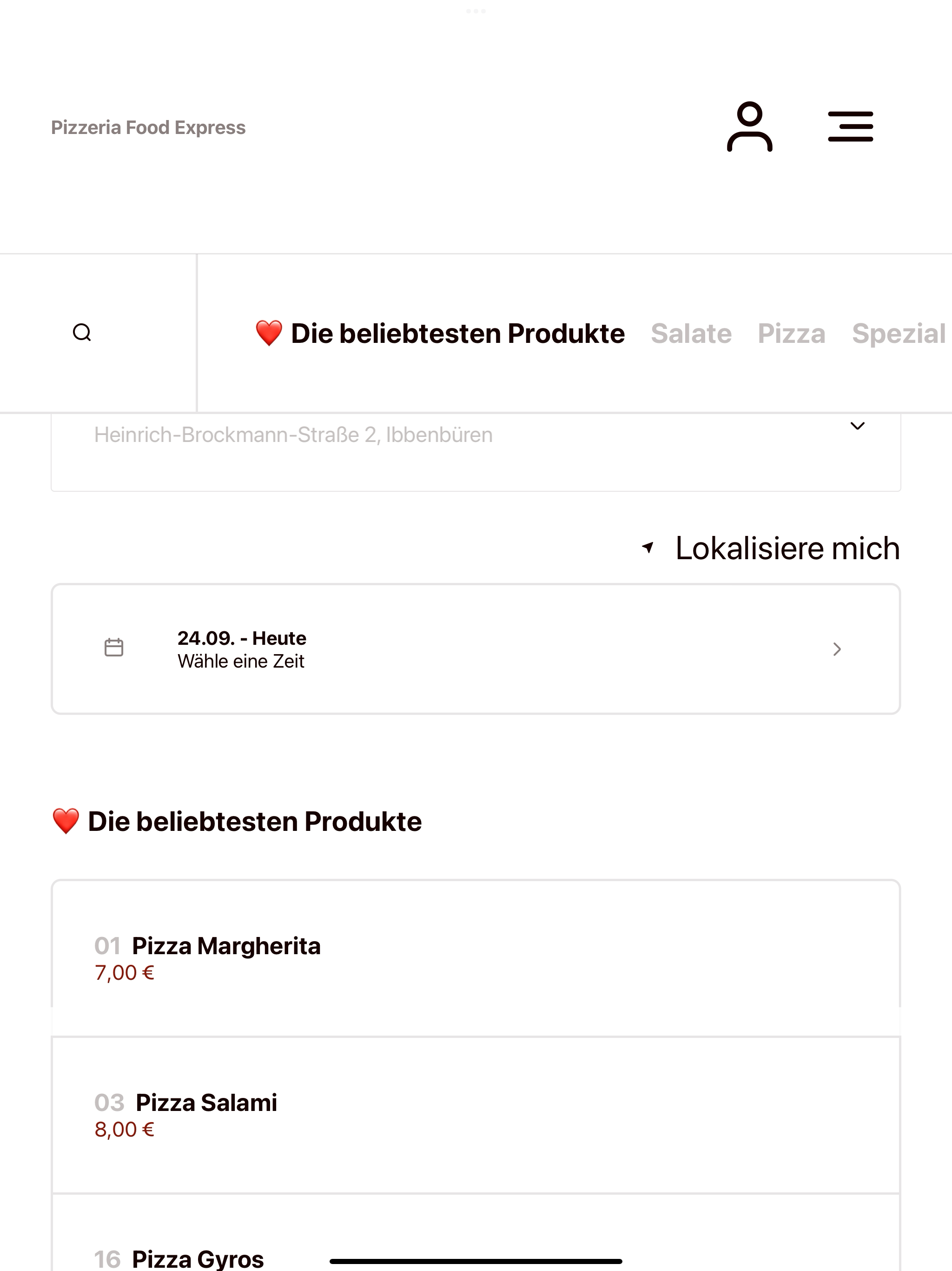 Pizzeria Food Express Ibbenbür screenshot 7
