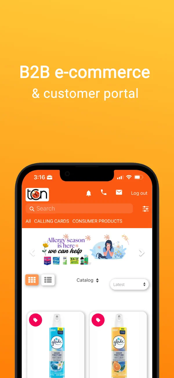 Screenshot #1 pour TCN Distributors