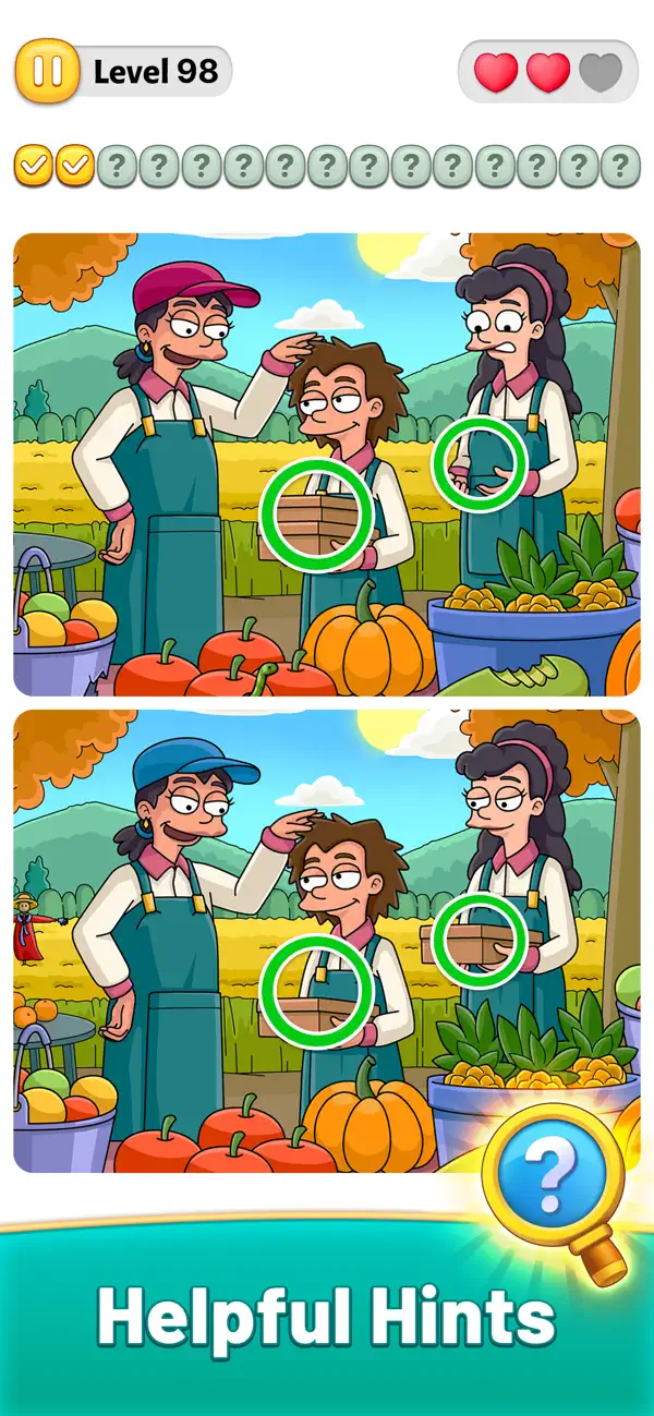 #3. Differences - Find Differences (iOS) Podle: Doodle Mobile Limited