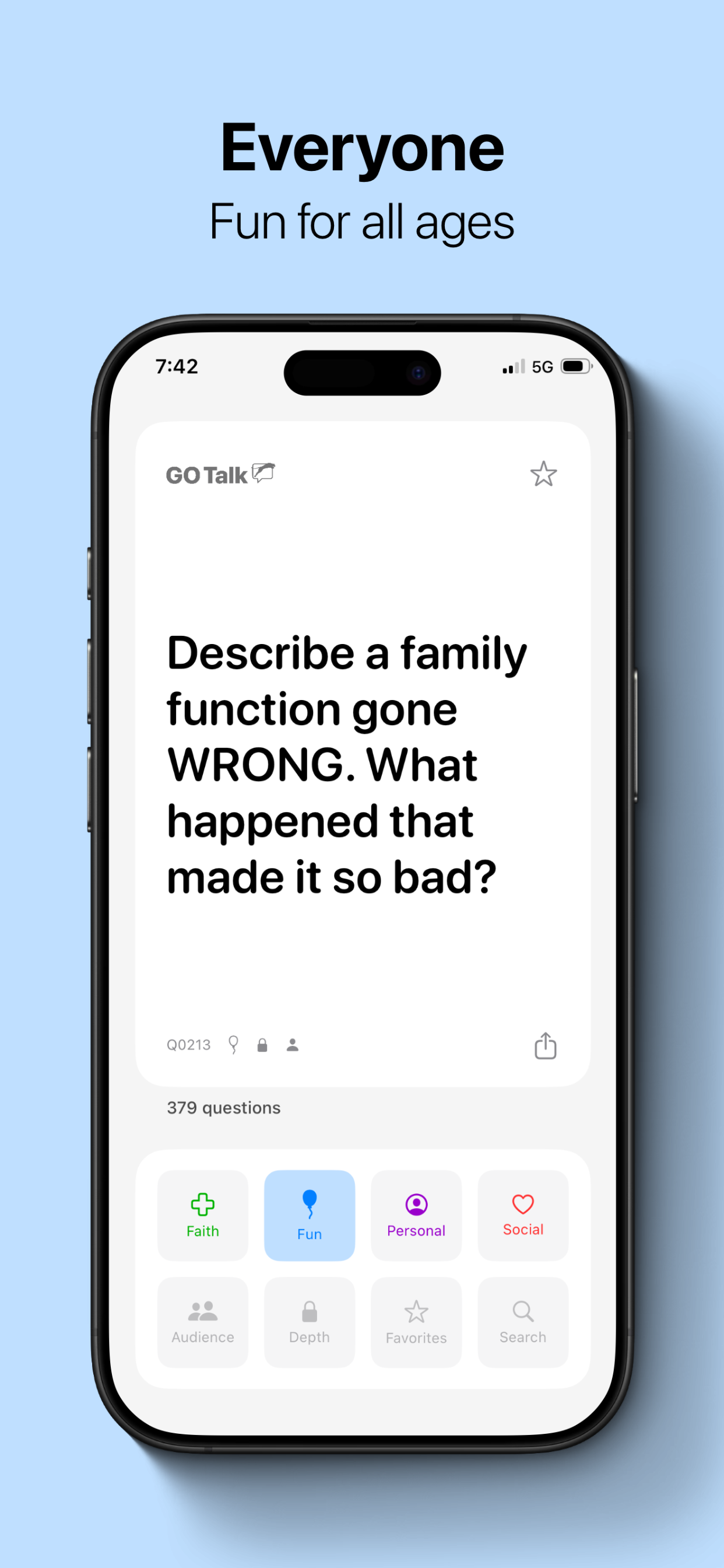 GO Talk discussion starter screenshot 2