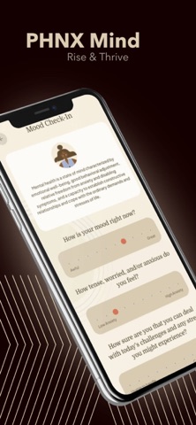 PHNX Mind iPhone screenshot