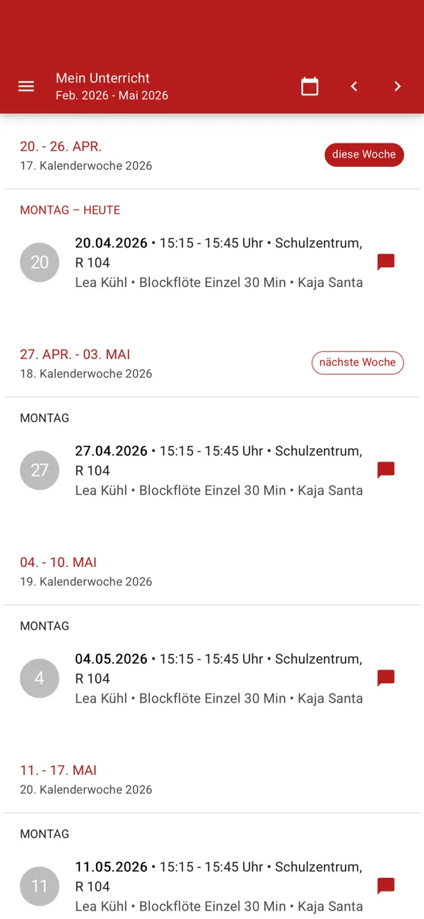 Screenshot #2 pour Musikschule Sächsische Schweiz
