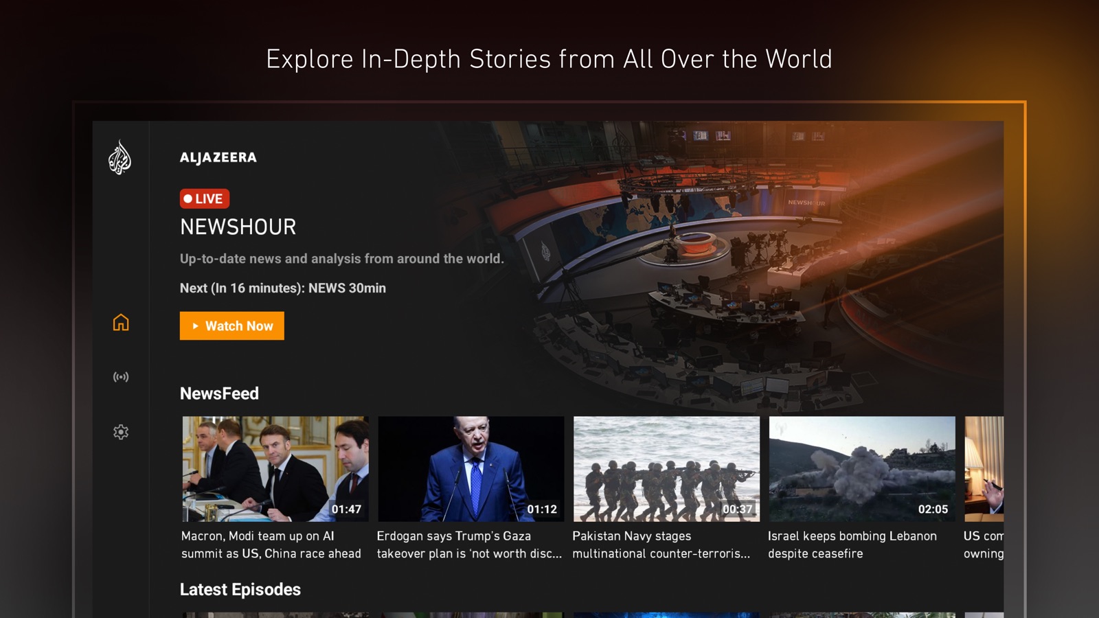 Al Jazeera English apple_tv screenshot 1
