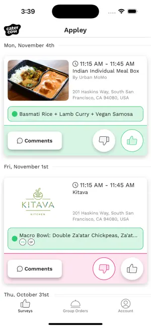 CaterCow: Attendee screenshot 3