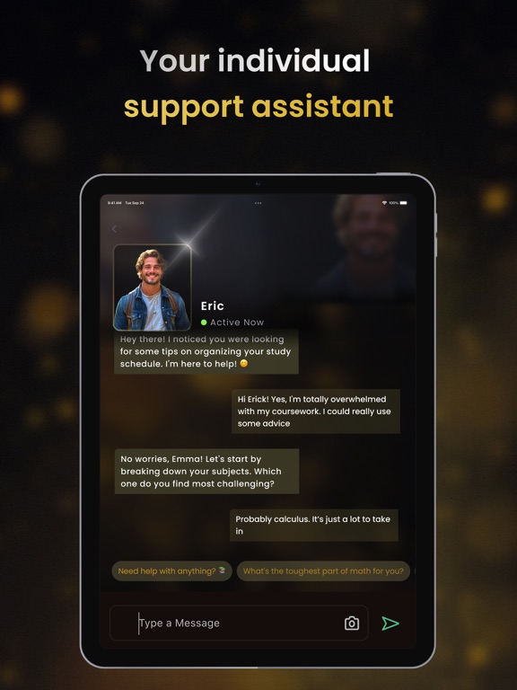 Chat with AI Friend - Chatbot iPad screenshot 6 - Productivity app