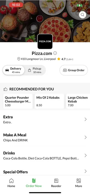 Pizza.com screenshot 2