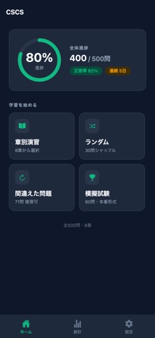 CSCS試験対策 のスクリーンショット