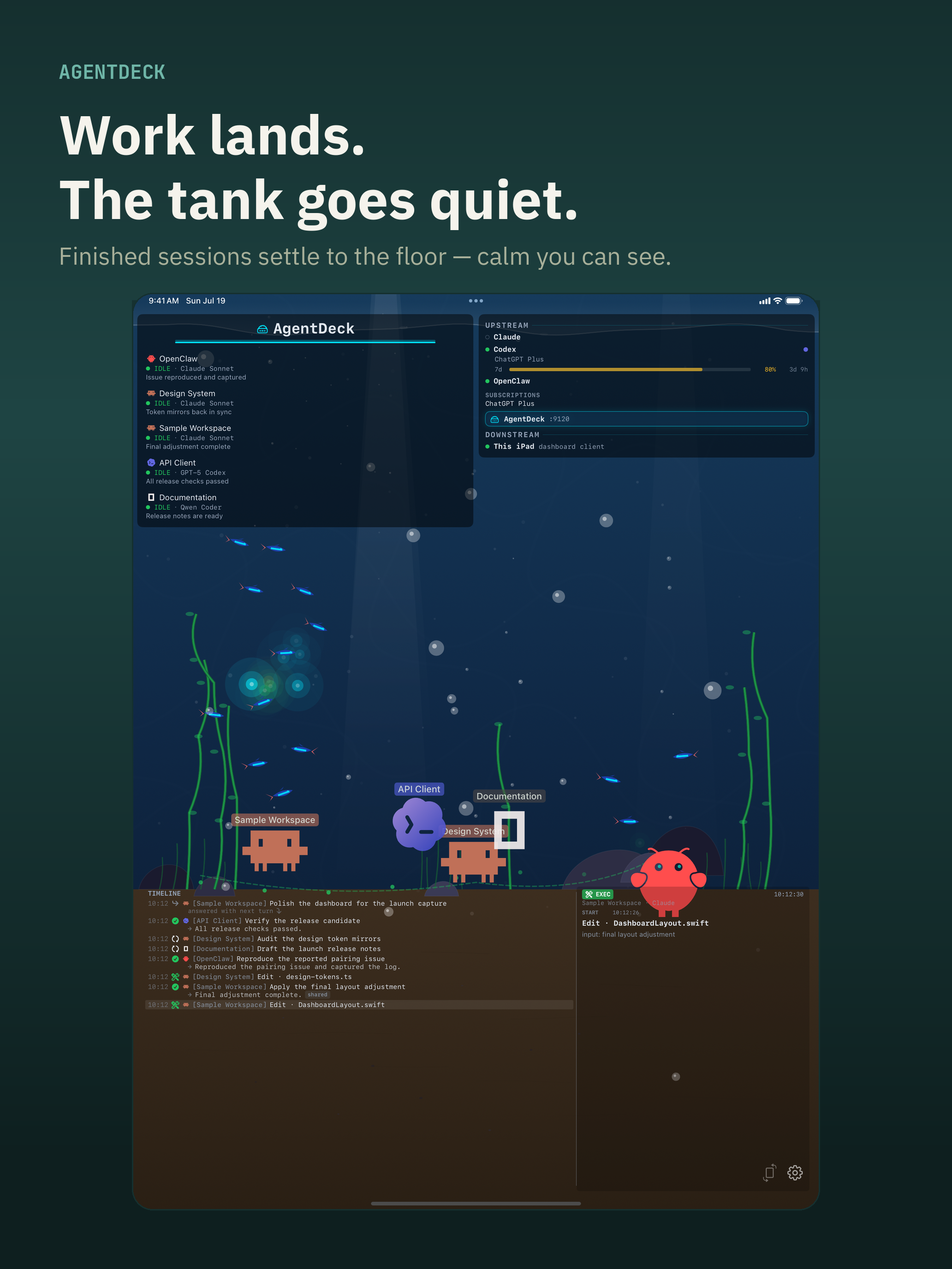 AgentDeck Dashboard screenshot 9